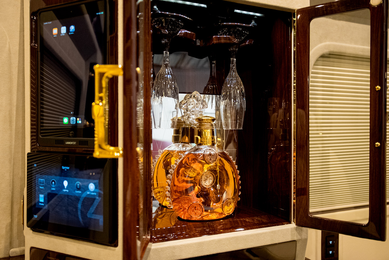 Premium bar station with Louis XIII
